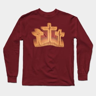 Three Crosses at Calvary Long Sleeve T-Shirt